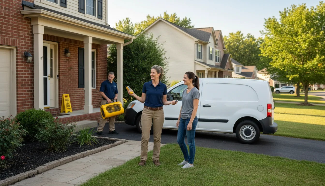 Water restoration image for Water Damage & Restoration Services in Denison, KS